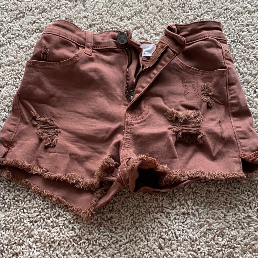Maroon shorts